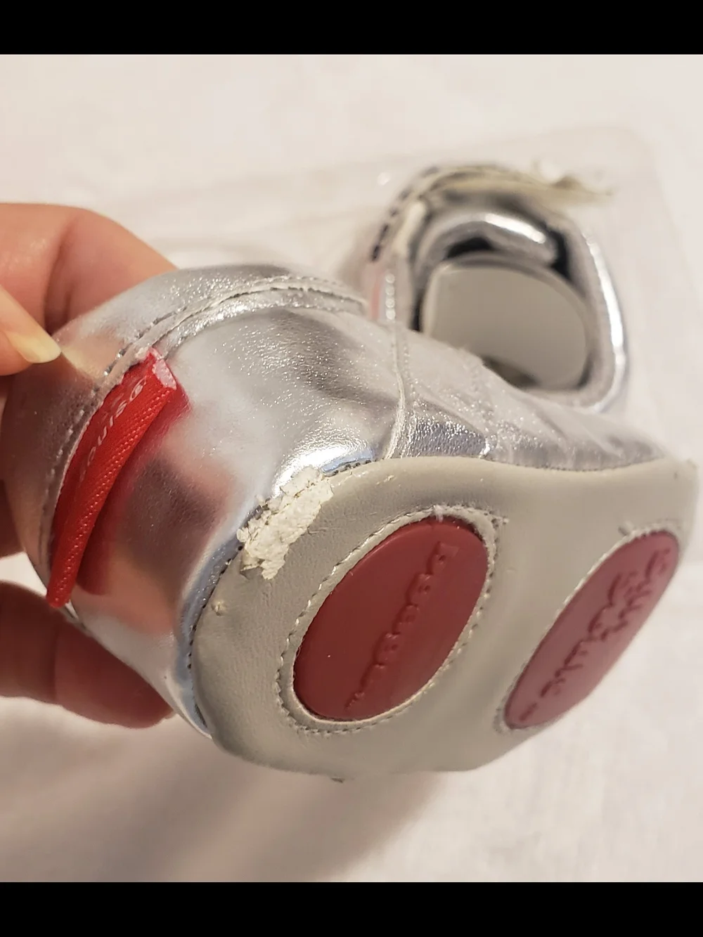 Baby Rock Star Silver Baby Shoes